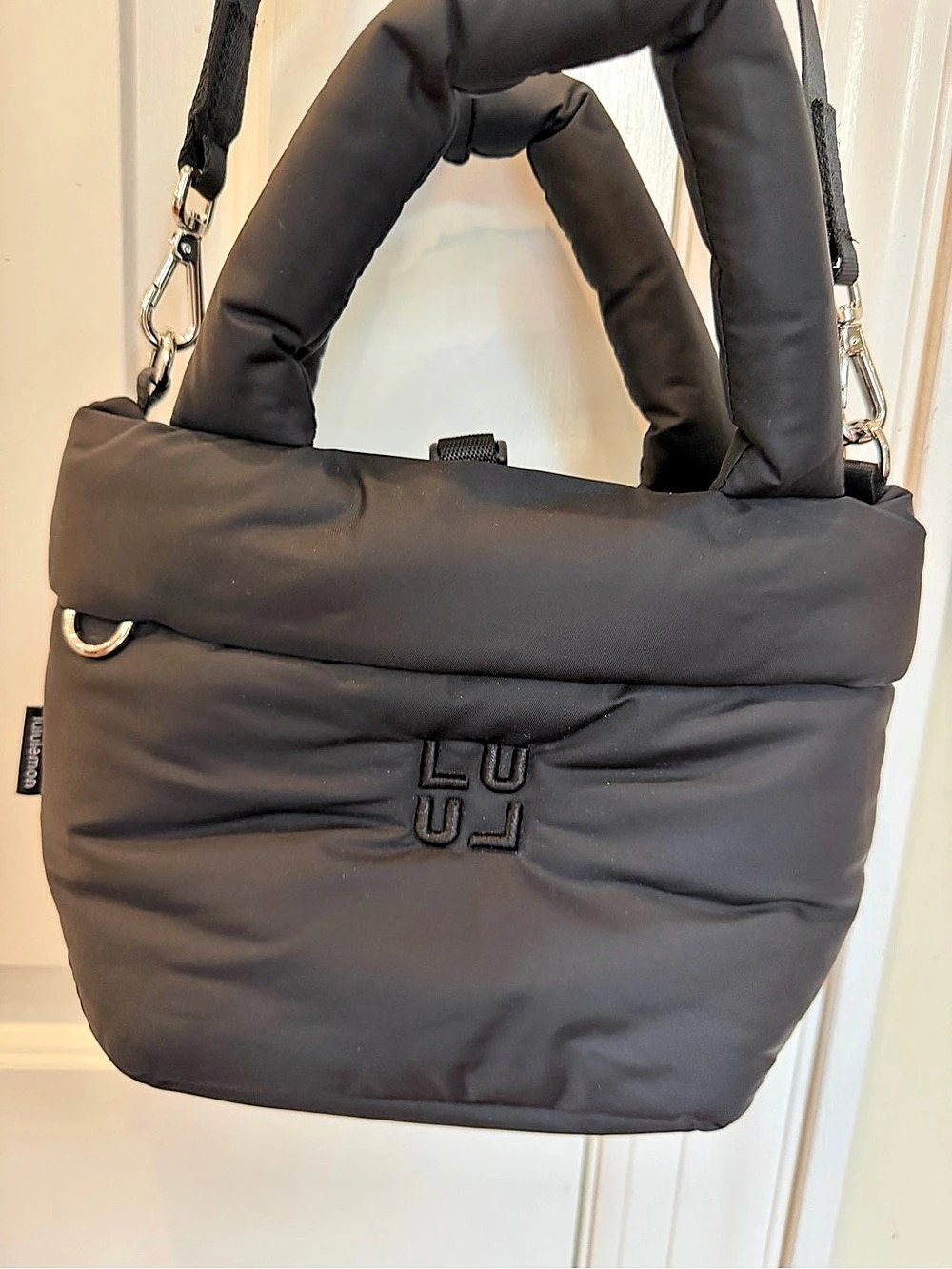 lululemon Quilted Grid Tote Bag Mini 5L Black